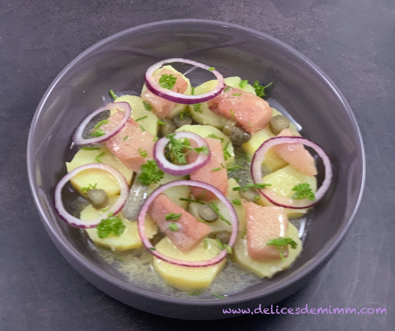 Salade de pommes de terre au hareng fumé 3