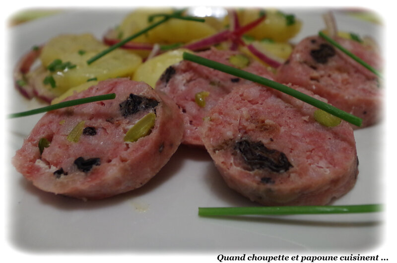 salade de pommes de terre, saucisson de Lyon-3785