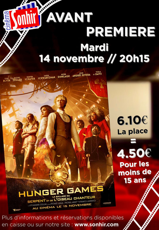 SONHIR ARRAS FESTIVAL 2023 HUGER GAMES BALLADE affiche