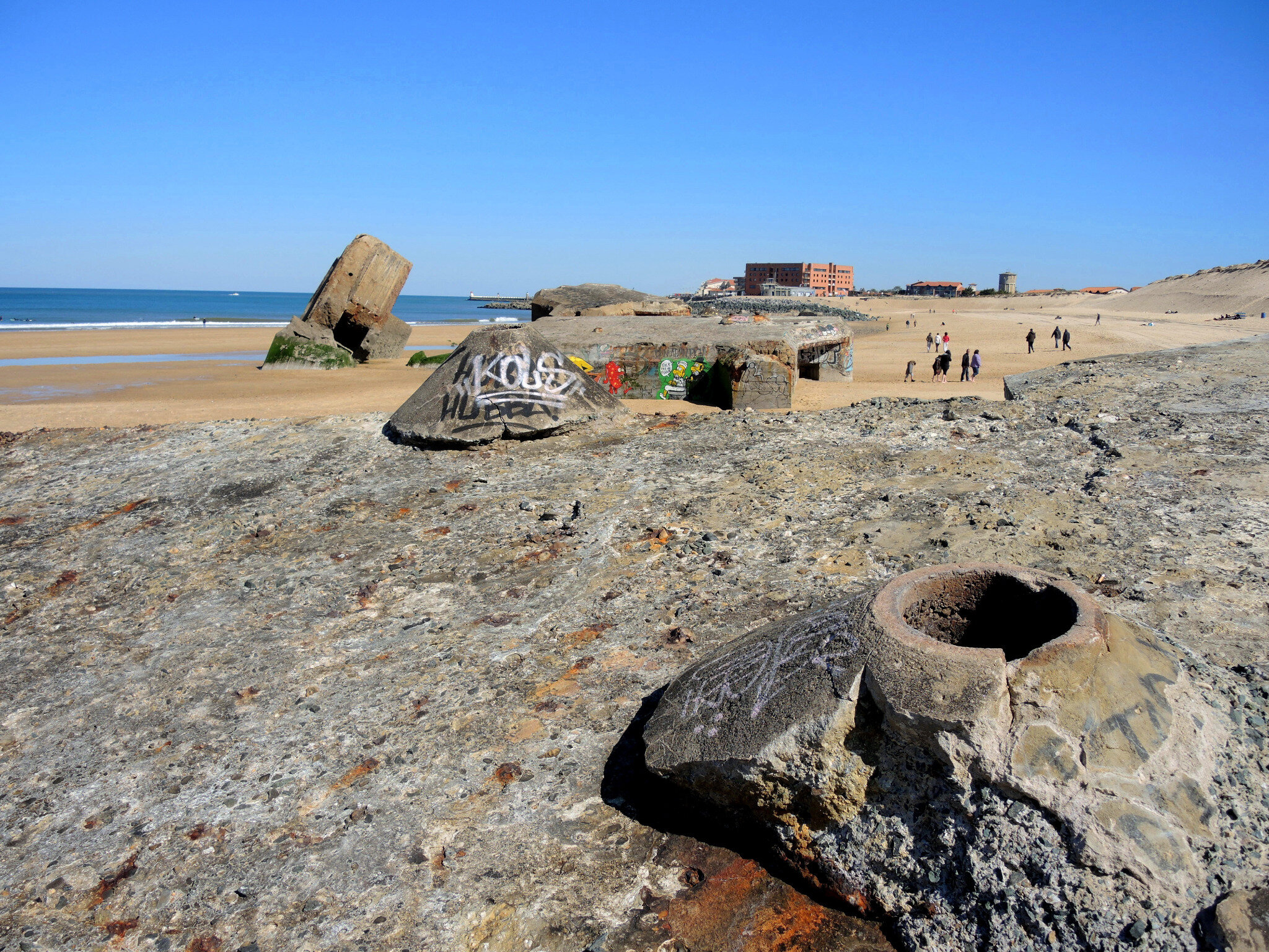 Capbreton, plage de la Savane, vue d'un toit (40)