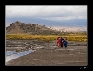 Femmes maasaï près du lac Natron