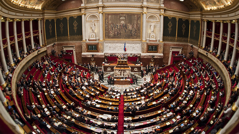 Affaire Benalla : rejet des deux motions de censure contre le gouvernement AN hemicycle plein