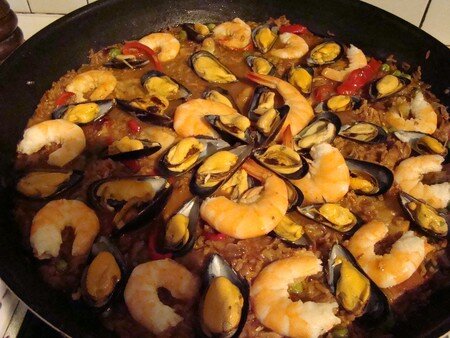 recettes plats PAELLA VALENCIANA