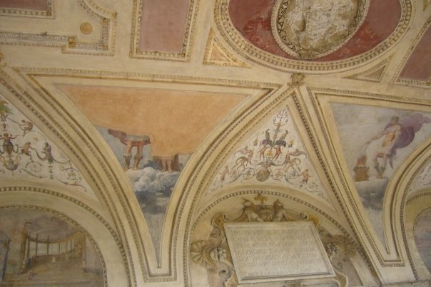rome castel san angelo plafonds