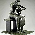 <b>Henry</b> <b>Moore</b> (1898-1986), Mother and Child with Apple
