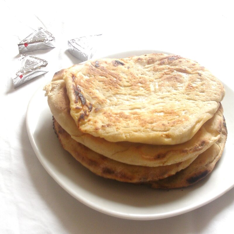 la recette des cheese naans