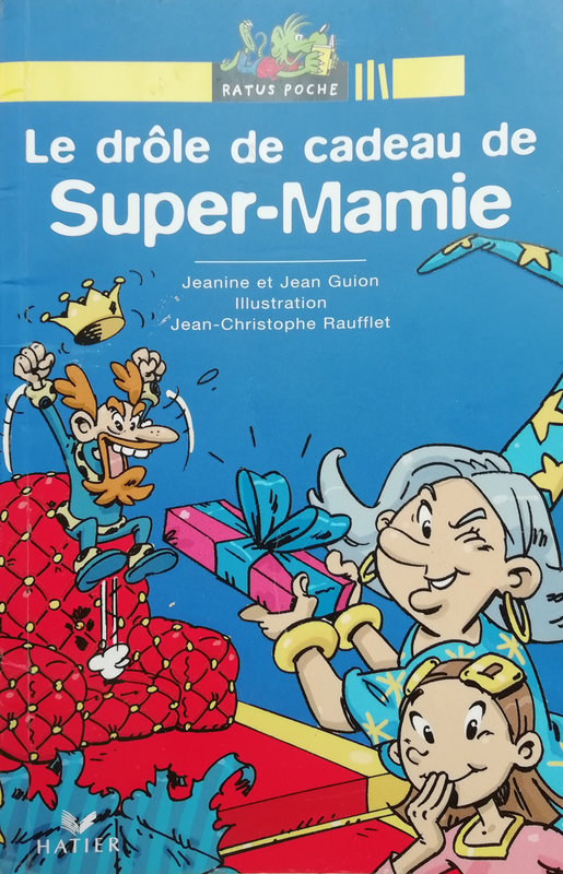 super mamie sirène - le drôle de cadeau de Super Mamie - Ratus poche Hatier- Sirènologie