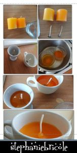 tuto bougies, diy candle easter