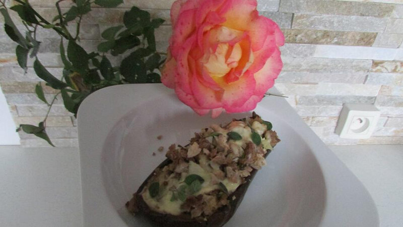 aubergines farcies hachis de rouelle de porc fermier et raclette 019