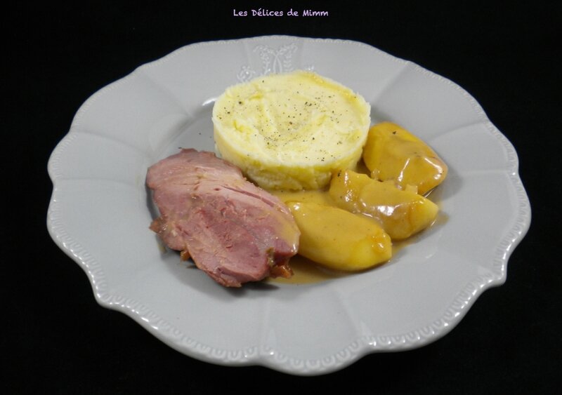 Jambonneau fumé aux pommes et au cidre 4