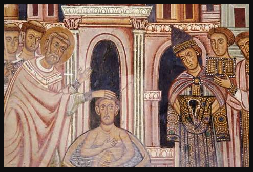 Constantin 1er Son baptême