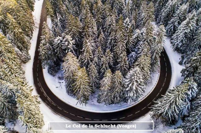 Le col de la Schlucht dans les Vosges