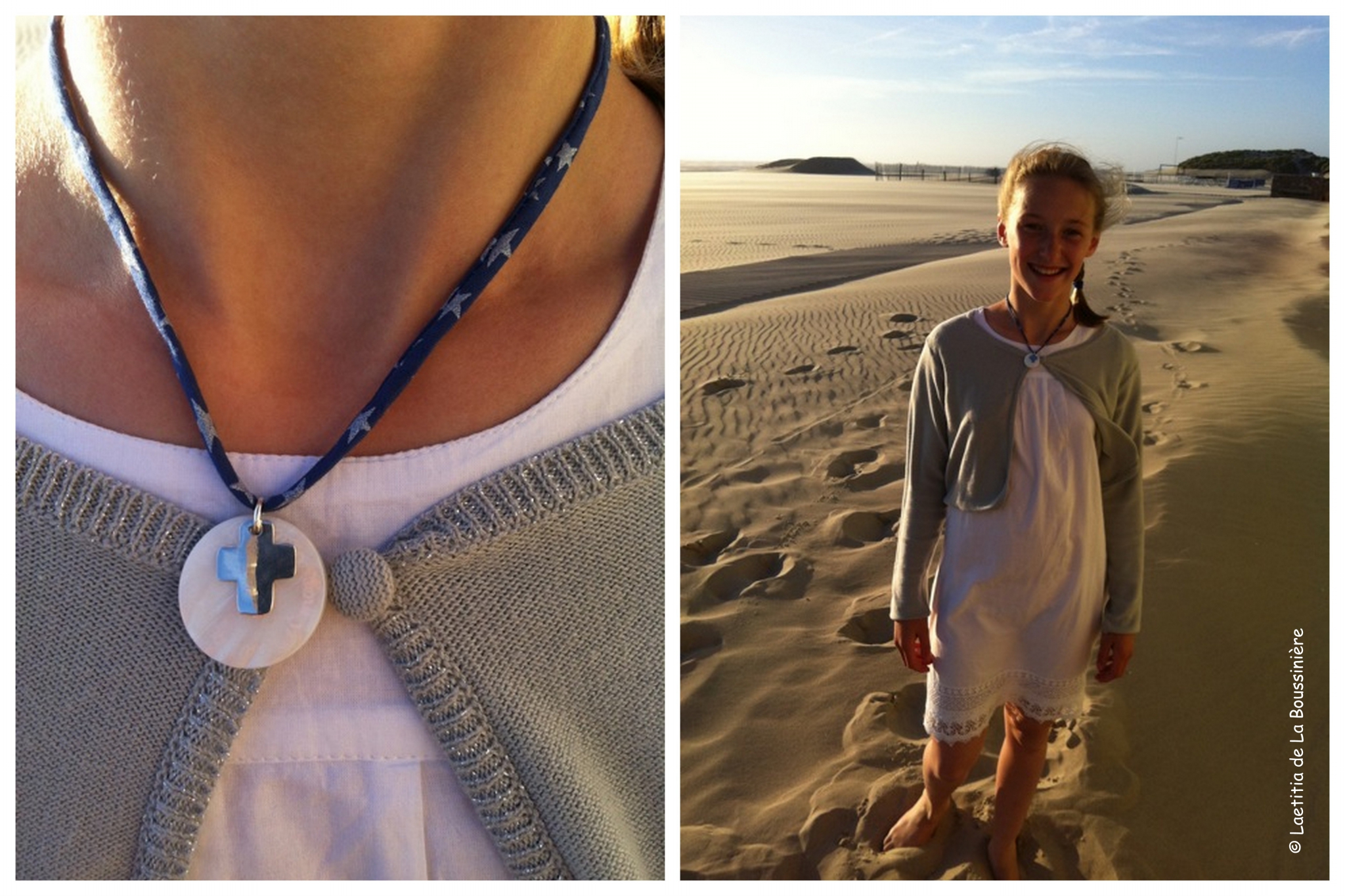 Le collier de Première Communion de Capucine