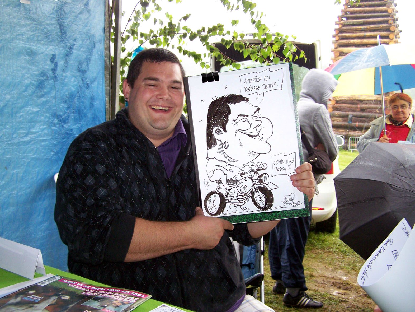 Caricature en direct JOYEUX 4