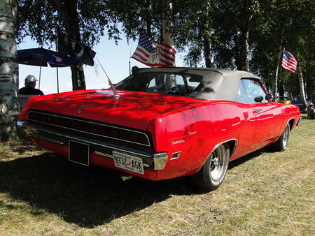 FORD Torino GT Convertible 1971 Concentration de Vehicules Americains Ohnenheim 2011 2