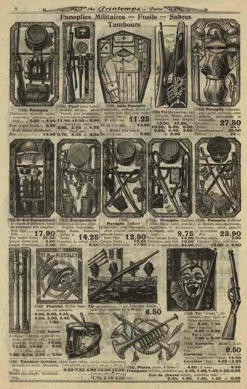 Catalogue jouets Printemps 1918-2