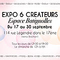 <b>Boutique</b> <b>éphémère</b> Espace Batignolles 17 au 30 septembre 2015