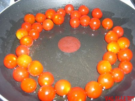 Tarte fine tomates cerise