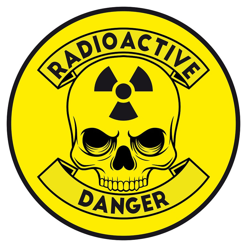 label zombie biohazard sample virus radioactive danger caution