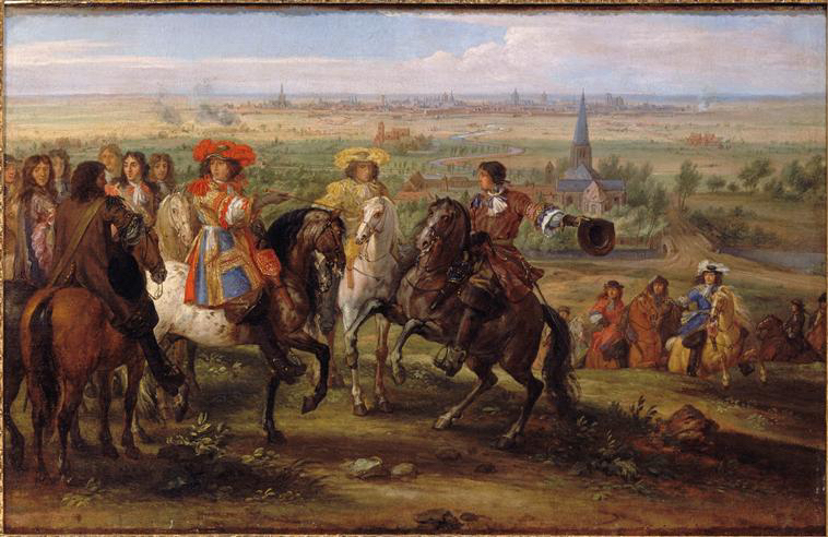 Van der Meulen 1667 Louis XIV au siège de Lille