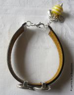 Bracelet Infinité (jaune)-001