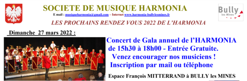 HARMONIA 27 MARS 22