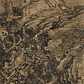 Tong Heng, Tigre attaquant un <b>cervidé</b>, Chine, année Geng Shen, 1800