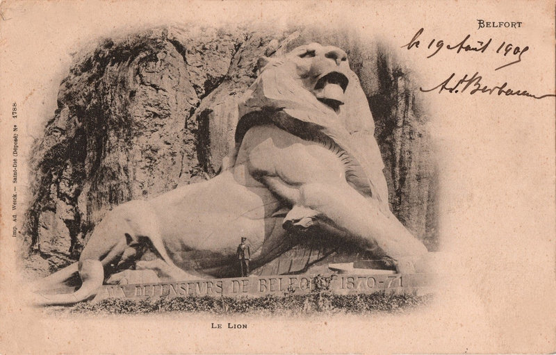 11 CPA Belfort Le Lion BFR 1898-1902