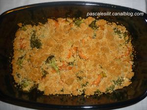 Crumble légumes Plat Blog