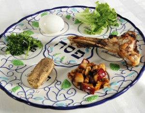 2014 0414 Seder plate