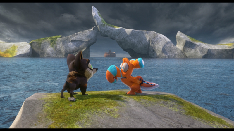 OUPS_Leah et Finny voient l'arche partir_Ulysses,Fabriqued'Images,Skyline,MoetionFilms