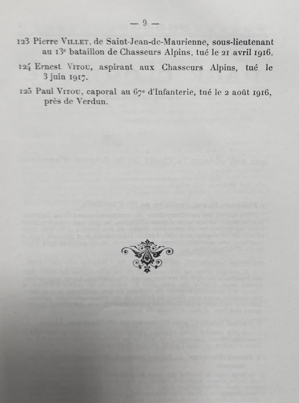 liste anciens élèves Sainte-Marie tués, 1914-1918 (9)