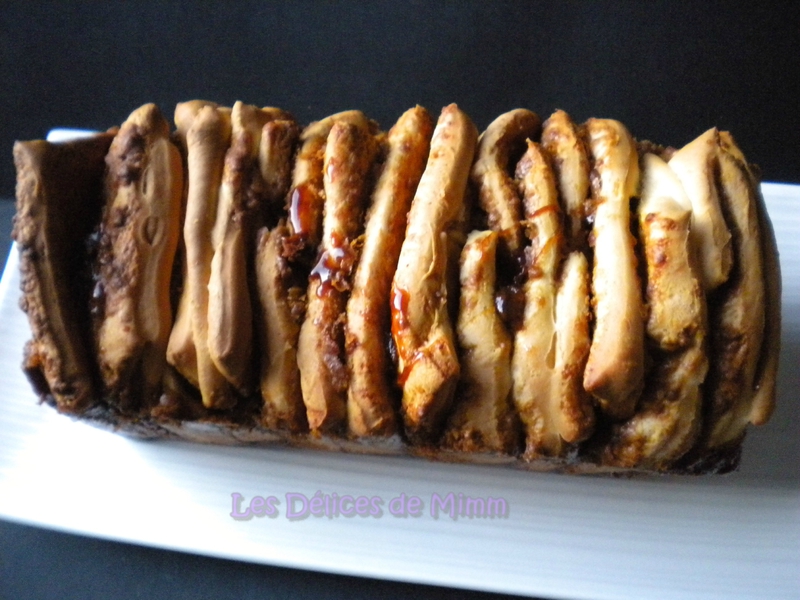 Brioche à effeuiller caramélisée (Pull apart bread) 3