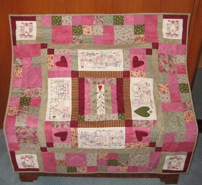 Quilt de Noël (magazine australien Homespun)