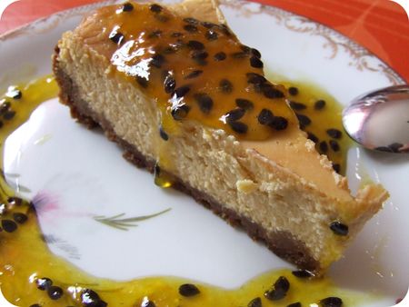 recettes dessert Cheesecake à lorange et à la mangue