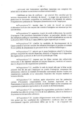2-Rapport Perruchot - la synthèse des propositions