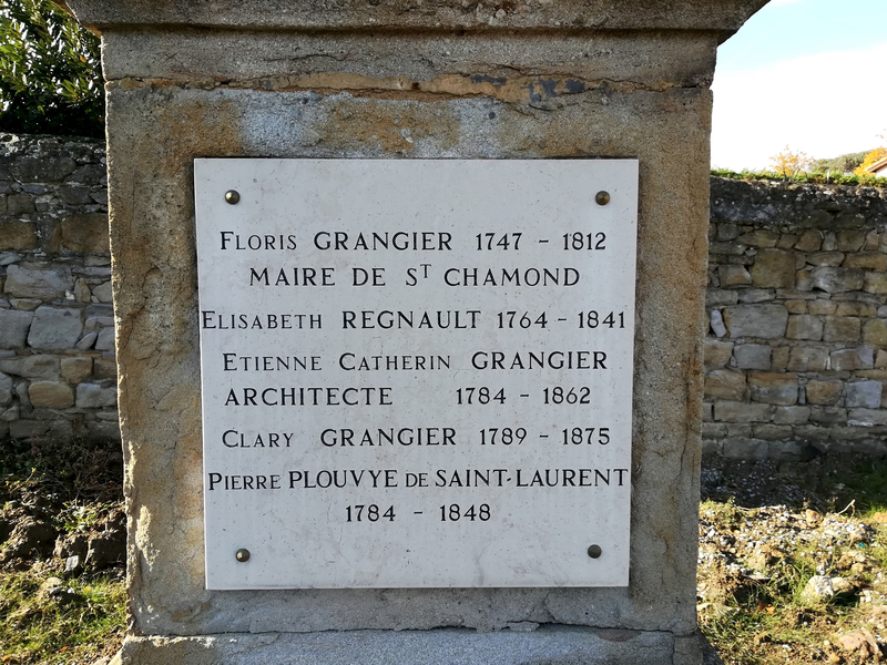 tombe Étienne Catherin Grangier, architect (1784-1862) (2)