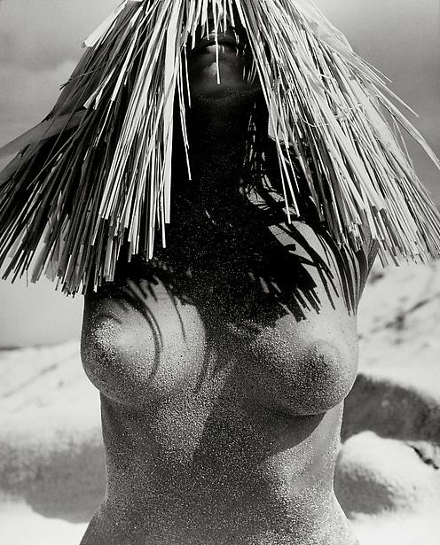 Woman with Straw Hat, Hawaii, 1988