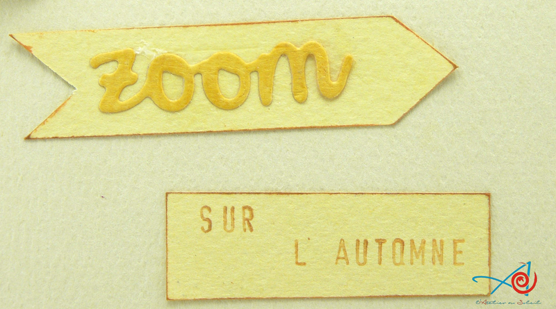 Sentiment Zoom sur l'automne L'Atelier au soleil