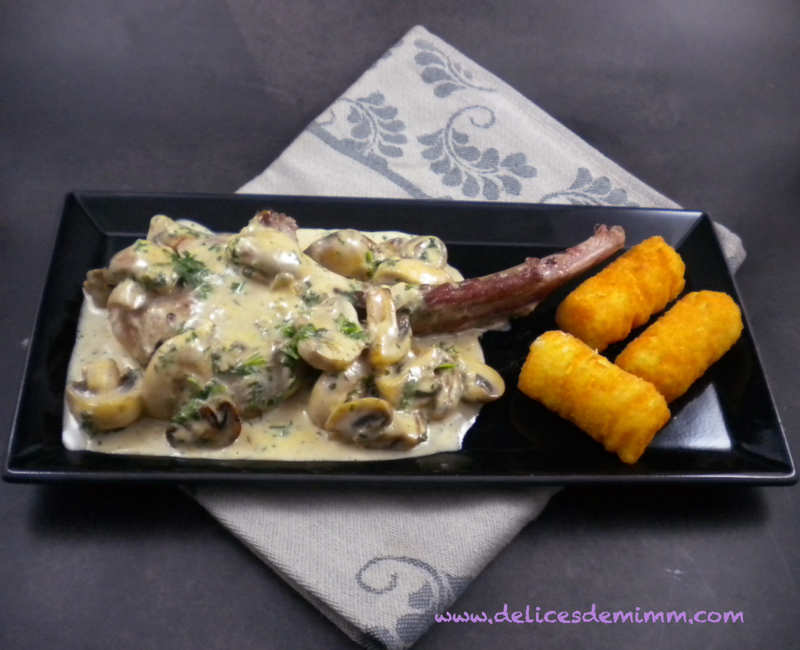 Côtes de porc à la forestière 4