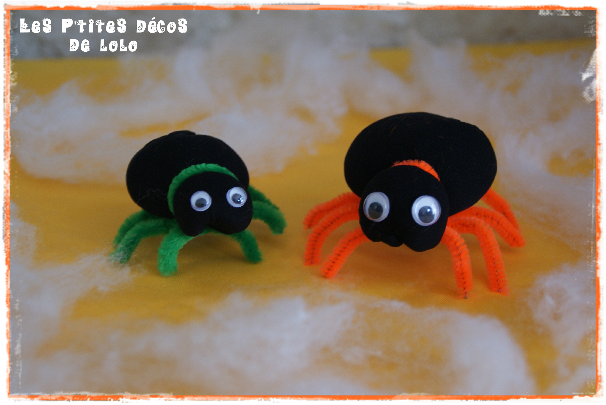 Araignées avec des bas