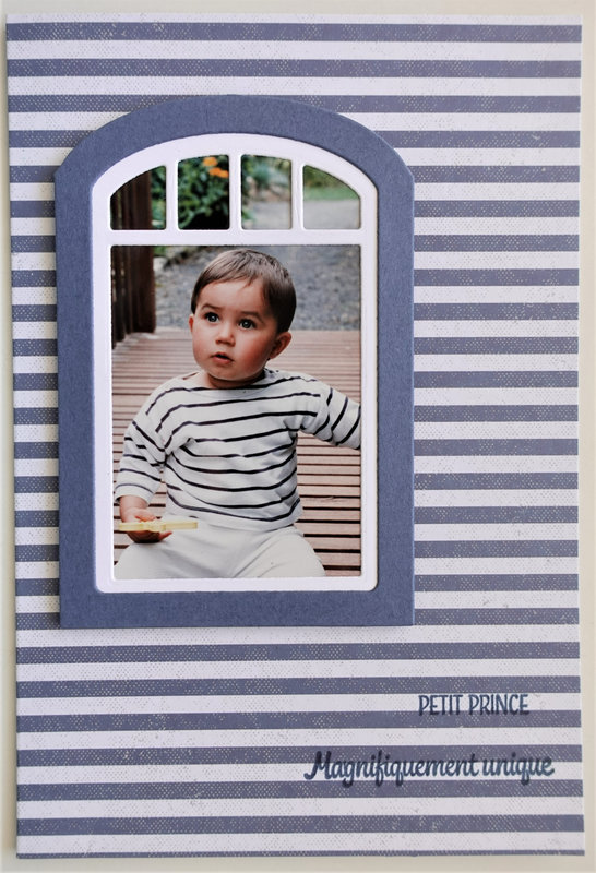 18c Carte et enveloppe avec fenêtre et photo Petit prince Magnifiquement unique