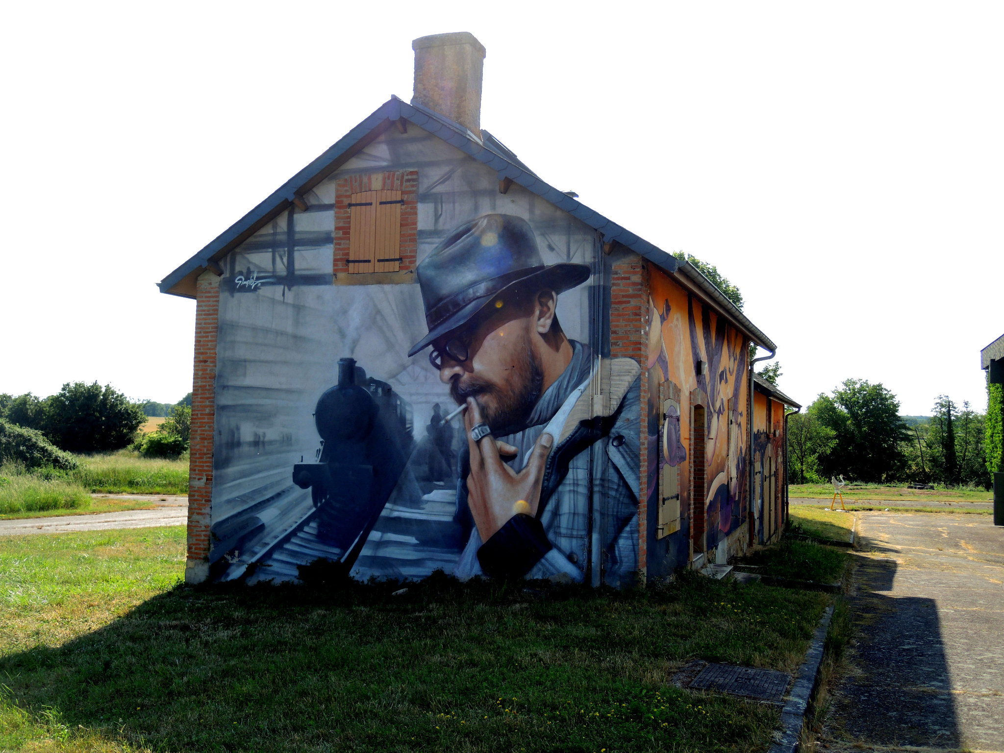 Street art city, la gare