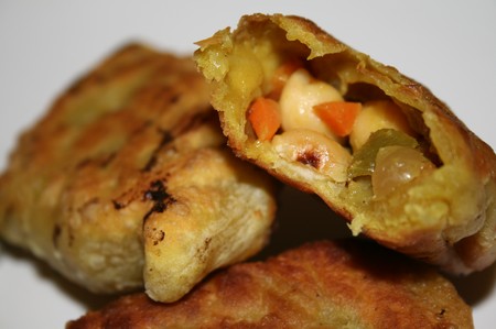 Samosas indiens pour le KKVKVK #24 recettes entrees Soupe carottes, pois chiches et crème de coco pour changer un peu de la traditionnelle aux légumes