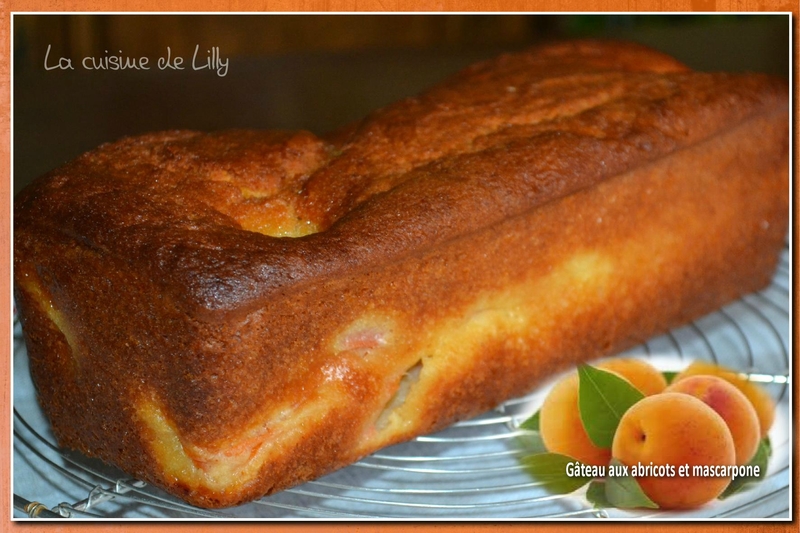 gâteau abricots mascarpone