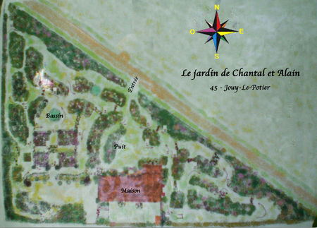 Plan dujardin de Chantal et Alain Touzeau à Jouy-Le-Potier