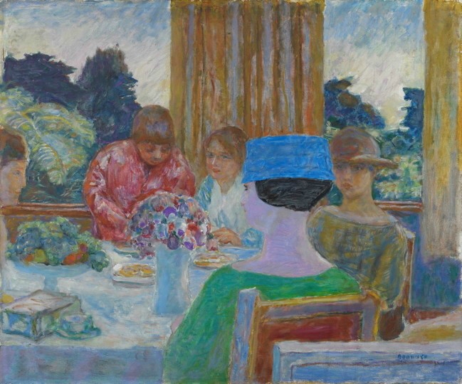 Pierre Bonnard - Le thé 1917