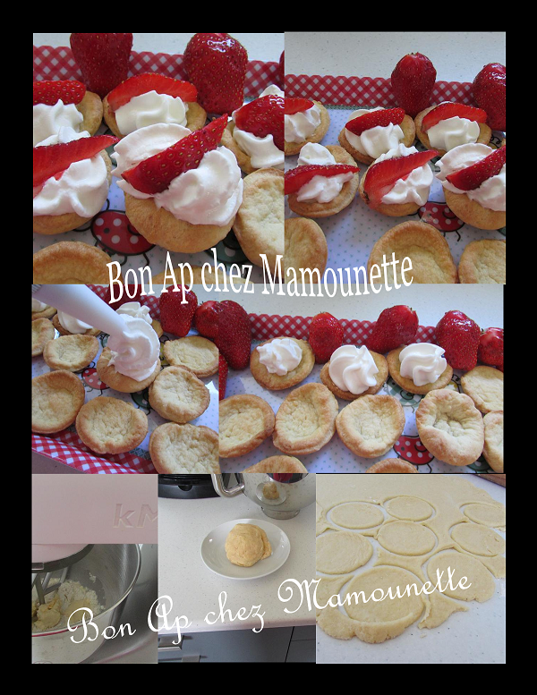 mignardises fraises chantilly maison