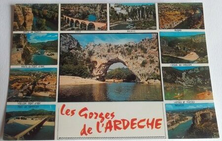 Gorges de l'Ardèche - datée 1971 70785 Ecrite