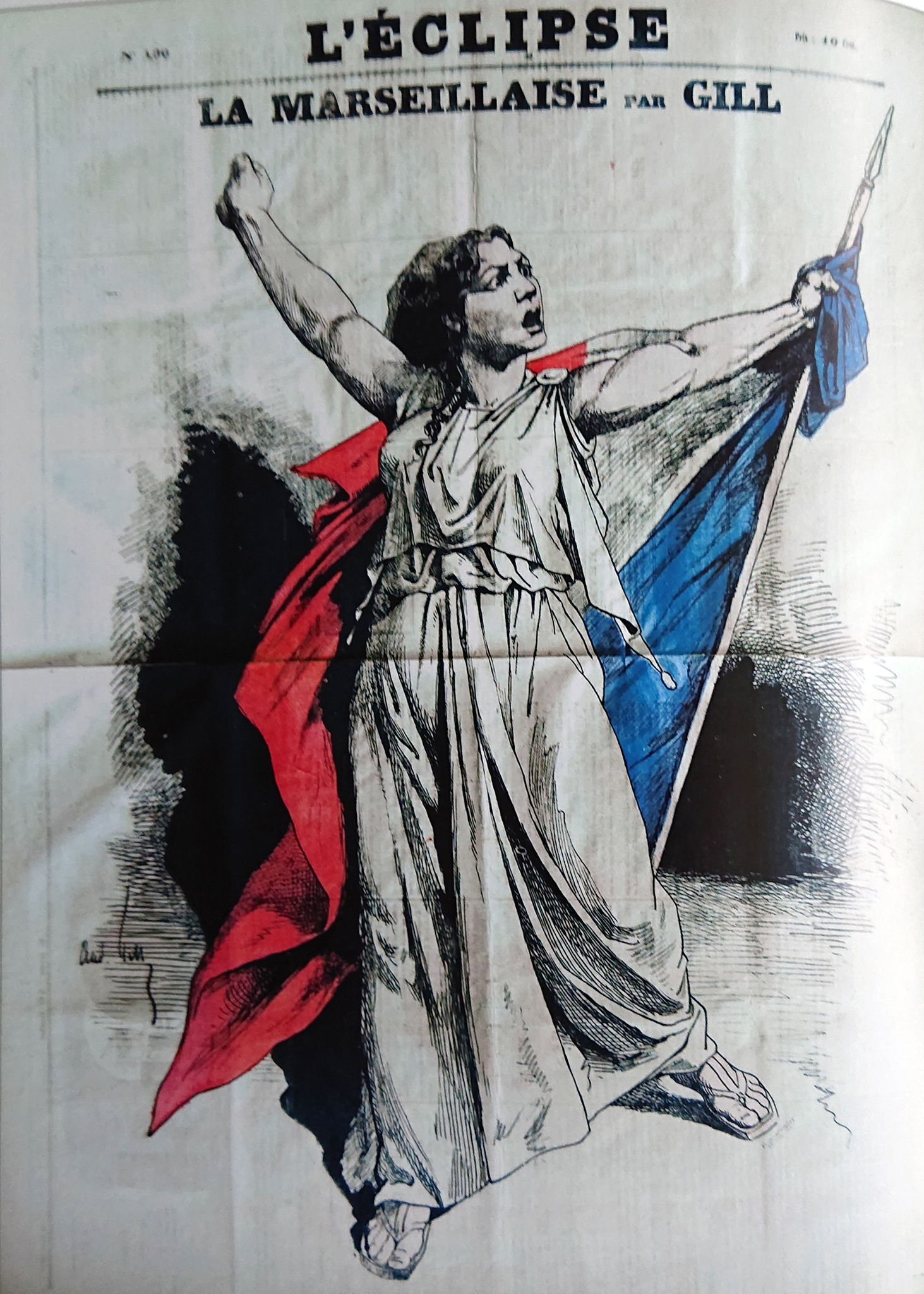 Agar (comédienne) par Gill (La Marseillaise)